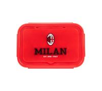 A.C. Milan Fiambrera línea College con cubiertos incluidos y compartimentos interiores extraíbles, producto oficial