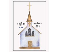 A Church of God Design Notebook: Sketchbook Diary |100 Lined Pages for Notes | Journal Size 8.5 x 11 Inches