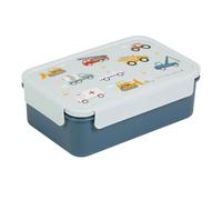 A LITTLE LOVELY COMPANY Bento - Fiambrera Diseños - Fiambrera, caja de almuerzo, caja de desayuno, caja de aperitivos para niños (Azul suave)