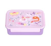 A LITTLE LOVELY COMPANY Bento - Fiambrera Diseños - Fiambrera, caja de almuerzo, caja de desayuno, caja de aperitivos para niños (Princesas)