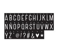 A Little Lovely Company - Letras para Caja de Luz Monochrome, LTLE035