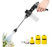 a presión inalámbrica ergonómica con rotación de 360 grados, agua | Lavadora de mano de alta presión para lavado de coches, jardinería, limpieza, patios, hogar, balcón, patio, garaje