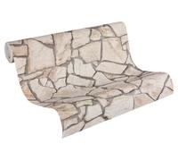 BB51137-Ladrillos Y Más Efecto De Pared De Ladrillo De Piedra Beige Galerie