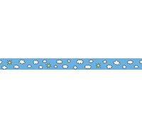A.S. Création 368581 - Cenefa, Blau Gelb Weiß, 5,00 m x 0,05 m