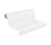A.S. Création 381231 Little Love - Papel pintado para habitación infantil, diseño de estrellas, color azul, blanco, negro y gris