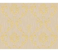 A.S. Création Architects Paper 306582 30658-2 - Papel pintado con adornos barrocos (10,05 m x 0,53 m), color beige metálico