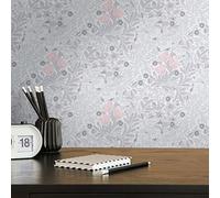 A.S. Création Architects Paper Art of Eden 390575 - Papel pintado para pared, diseño floral, 10,05 m x 0,53 m, fabricado en Alemania
