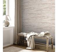 A.S. Création Attractive 2 390411 - Papel pintado (10,05 m x 0,53 m), color blanco y beige