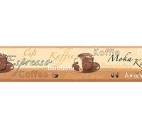 A.S. Création cenefa autoadhesivo Stick Ups beige marrón crema 5,00 m x 0,13 m 898517