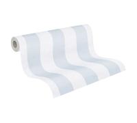 A.S. Création Lilly & Luis papel pintado no tejido a rayas en azul, crema - papel pintado decorativo 10,05 x 0,53 m - 770784