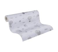 A.S. Création Papel pintado no tejido Lilly & Luis – Nubes gris 10,05 x 0,53 m