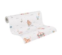 A.S. Création Papel pintado no tejido Lilly & Luis – Circo infantil multicolor 10,05 x 0,53 m