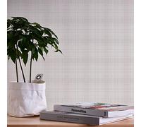 A.S. Création Maison Charme 390723 - Papel pintado (10,05 x 0,53 m), diseño de cuadros, color beige y gris
