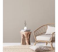 A.S. Création Natural Living 386625 - Papel pintado liso (10,05 x 0,53 m), color beige y gris