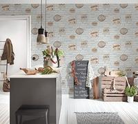 A.S. Création Papel pintado autoadhesivo para cocina, color gris, The Wallcover 385881, película decorativa para muebles, 8 x 0,53 m, fabricado en Alemania
