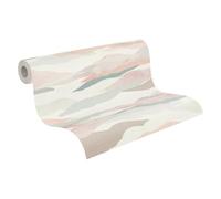 A.S. Création Papel pintado con nubes en color rosa, azul y blanco - Papel pintado de alta calidad con aspecto 3D - 10,05 m x 0,53 m - Papel pintado 3D para dormitorio moderno - Fabricado en Alemania