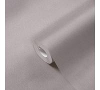 A.S. Création Papel pintado gris moderno 383754 monocolor, para salón o dormitorio, 10,05 x 0,53 m, fabricado en Alemania