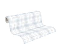 A.S. Création Papel pintado infantil Little Love de 10,05 m x 0,53 m, color azul, gris y blanco, fabricado en Alemania 381223 38122-3