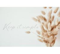 A.S. Création Papel pintado Keep It Simple 3,75 m x 2,50 m - WALLLOVE Papel pintado Naturaleza en blanco, beige in ola - DD129613