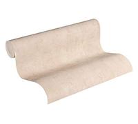 A.S. Création Papel Pintado Liso Blooming Papel pintado tejido no tejido 10.05 m x 0.53 m Beige Fabricado en Alemania 224064 2240-64
