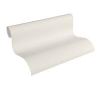 A.S. Création Papel pintado Hygge liso tejido no tejido 10,05 m x 0,53 m Crema Beige