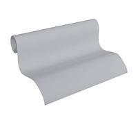 A.S. Création Papel Pintado Liso New Life Papel pintado tejido no tejido 10.05 m x 0.53 m Gris Fabricado en Alemania 353320 3533-20