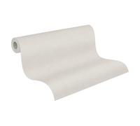 A.S. Création papel pintado no tejido con textura textil en beige, marrón, blanco - papel pintado liso claro 10,05 m x 0,53 m - 304862