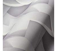 A.S. Création PintWalls 387211 - Papel pintado con efecto 3D - 10,05m x 0,53m - color gris y blanco