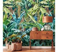A.S. Création Travel Styles Papel pintado no tejido - de loros en verde y azul - Papel pintado tropical para diferentes habitaciones en 1,59 m x 2,80 m