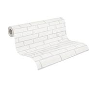 A.S. Création überstreichbare - Papel pintado pintado de 25,00 m x 1,06 m, fabricado en Alemania, color 245410 2454 - 10