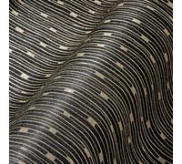A.S. Création WTD 388224 - Papel pintado a rayas (10,05 m x 0,53 m), color negro y dorado