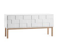 A2 Mueble TV con patas Collect 2010 roble aceitado blanco