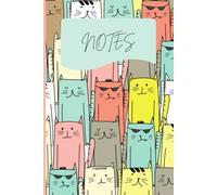 A5 Cat Lovers Notebook/Journal - 150 Lined Pages - Groundwood Paper - For Man/Woman/Child/Work/School/Uni - Cat Detail On Each Page - Great Gift For Cat People