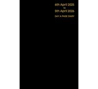 A5 Daily Planner 2025-2026 | Full Page Per Day Diary UK: April 2025 to April 2026 Daily Organizer for Productivity, Appointments & Business Planning