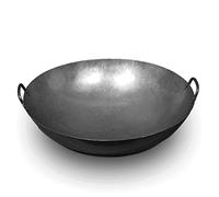 AAF Nommel ® Wok - Recipiente para aceite (70 cm de diámetro, con 2 asas/asas con base redonda para gas, gastronomía)