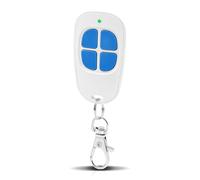 AAM0049 - Mando a distancia para puerta y garaje - Compatible con SCS Sentinel - 433,92 MHz - 4 canales - Código secreto giratorio y alcance largo - Azul