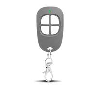 AAM0049 - Mando a distancia para puerta y garaje - Compatible con SCS Sentinel - 433,92 MHz - 4 canales - Código secreto giratorio y alcance largo - Gris