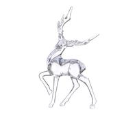 AAPIE Decoración de Cristal Figuritas de Navidad con diseño de Reno, figuritas de Cristal de Alce, Adornos, colección de Vacaciones, decoración navideña para Regalo del hogar Decoración del hogar