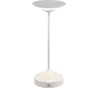 ab+ Lámpara de mesa portátil Tempo blanca