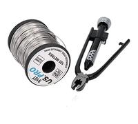 AB Tools Alicate de alambre de seguridad + 125 metros de alambre de acero inoxidable de 0,8 mm