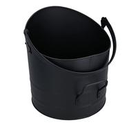AB Tools Estilo eclipse negro carbón leg quemador scuttle cubo boca ancha chimenea fuego