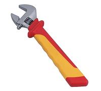 AB Tools Llave inglesa ajustable aislada VDE de 10 pulgadas, 0-30 mm, agarre suave, 1000 V CA