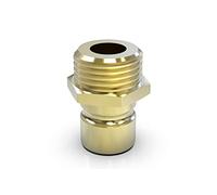 ABA Beul 10081.004.2 Tapón roscado con rosca macho G 1/2 para sistema de acoplamiento de enchufe de agua 3/4 latón