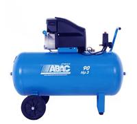 Abac Estoril L30P - Compresor de aire eléctrico con ruedas - Motor 3 HP - 90 L