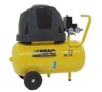 Abac Pole Position B15 - Compresor de aire eléctrico con ruedas - Motor 1.5 HP - 24 L sin aceite