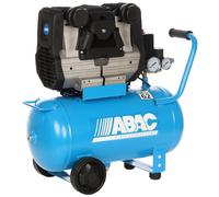 ABAC POLE POSITION QUIETE OS20 - Compresor de aire eléctrico monofásico silencioso - Sin aceite - Motor 2 HP - 24 L