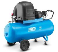 ABAC PRO A39B 200 CT3 - Compresor de aire eléctrico trifásico de correa silencioso - Motor 3 HP - 200 L
