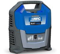 Abac Suitcase - Compresor de aire eléctrico portátil monofásico, sin aceite - Motor 1,5 HP