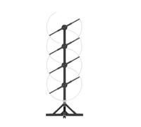 Abanico holográfico 3D 3/4 Piezas 45 cm 17,7 Pulgadas Ventilador 3D con Soporte Proyector Led Pantalla publicitaria Lámpara holográfica Soporte de Empalme para letreros de Tienda