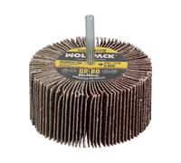 Abanico lija grano 80 medida ø 80 x 40 mm. disco abrasivo laminas, ruedas mil hojas, ruedas abrasivas,lijado,desbaste,pulir